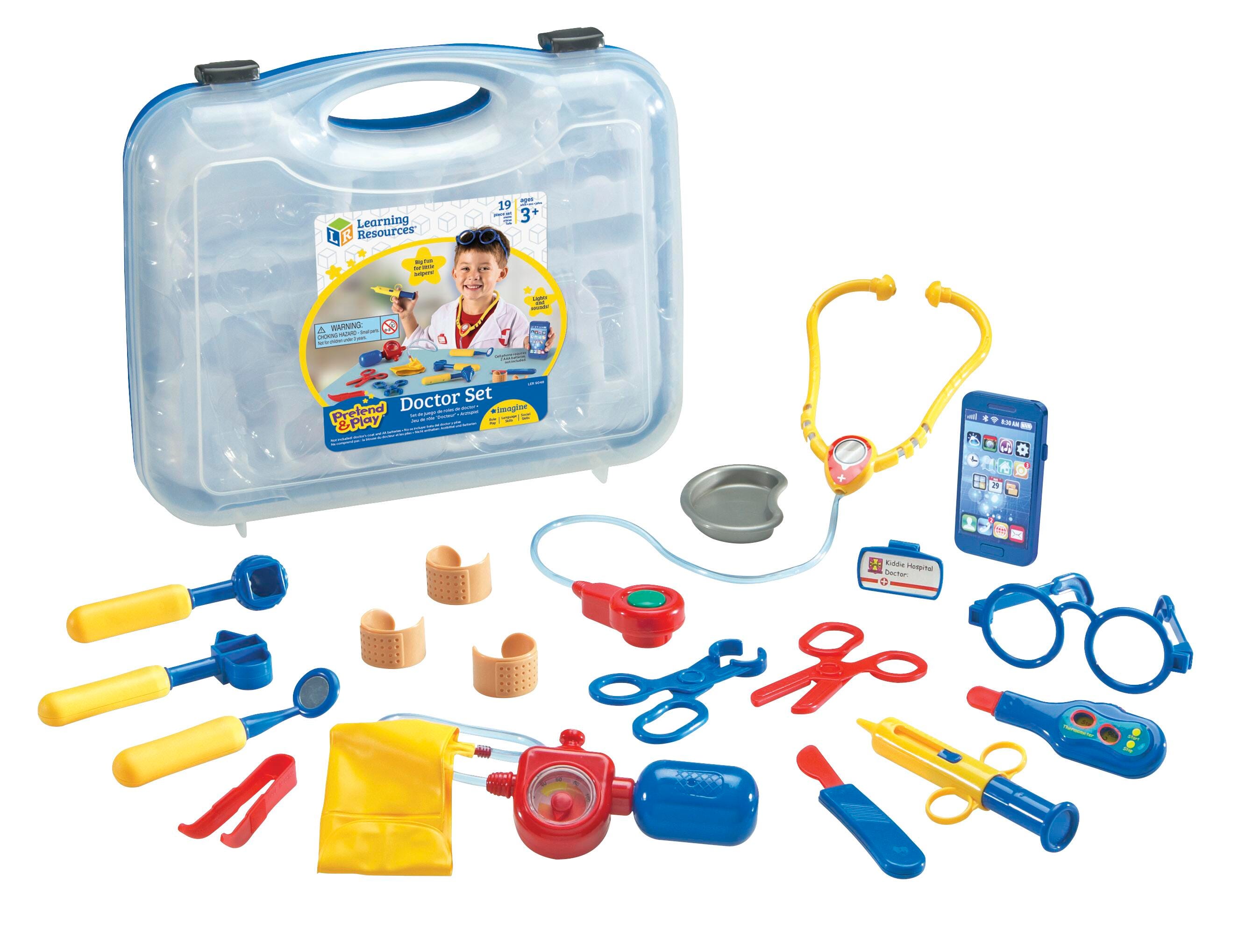 Learning Resources Pretend and Play Doctor Set, 19 Pieces, Item Number 082309